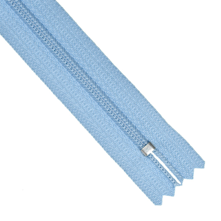YKK NYLON CLOSED-END ZIP NO.3 COL 352 DUSTY BLUE