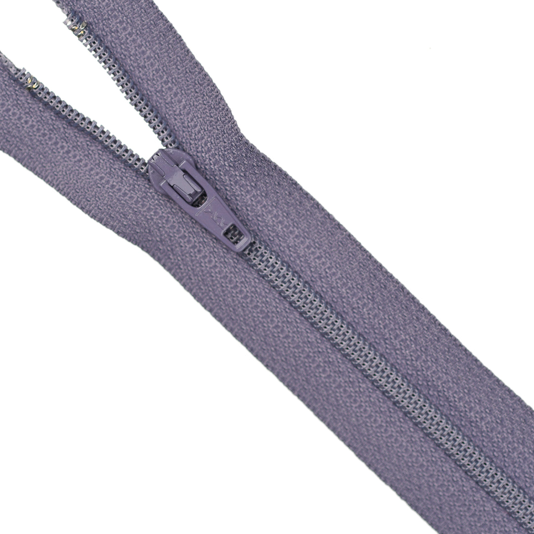YKK NYLON CLOSED-END ZIP NO.3 COL 380 DARK LILAC