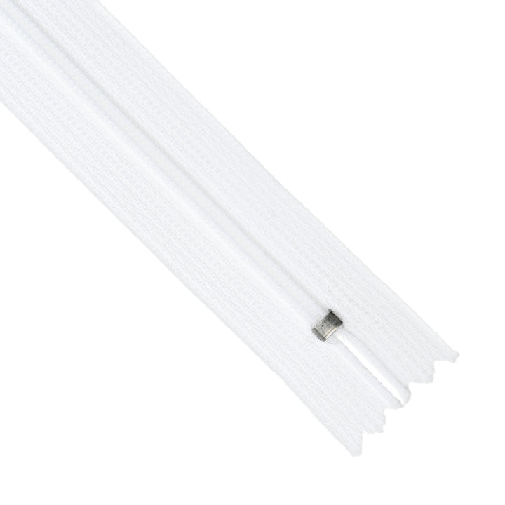 YKK NYLON CLOSED-END ZIP NO.3 COL 501 WHITE