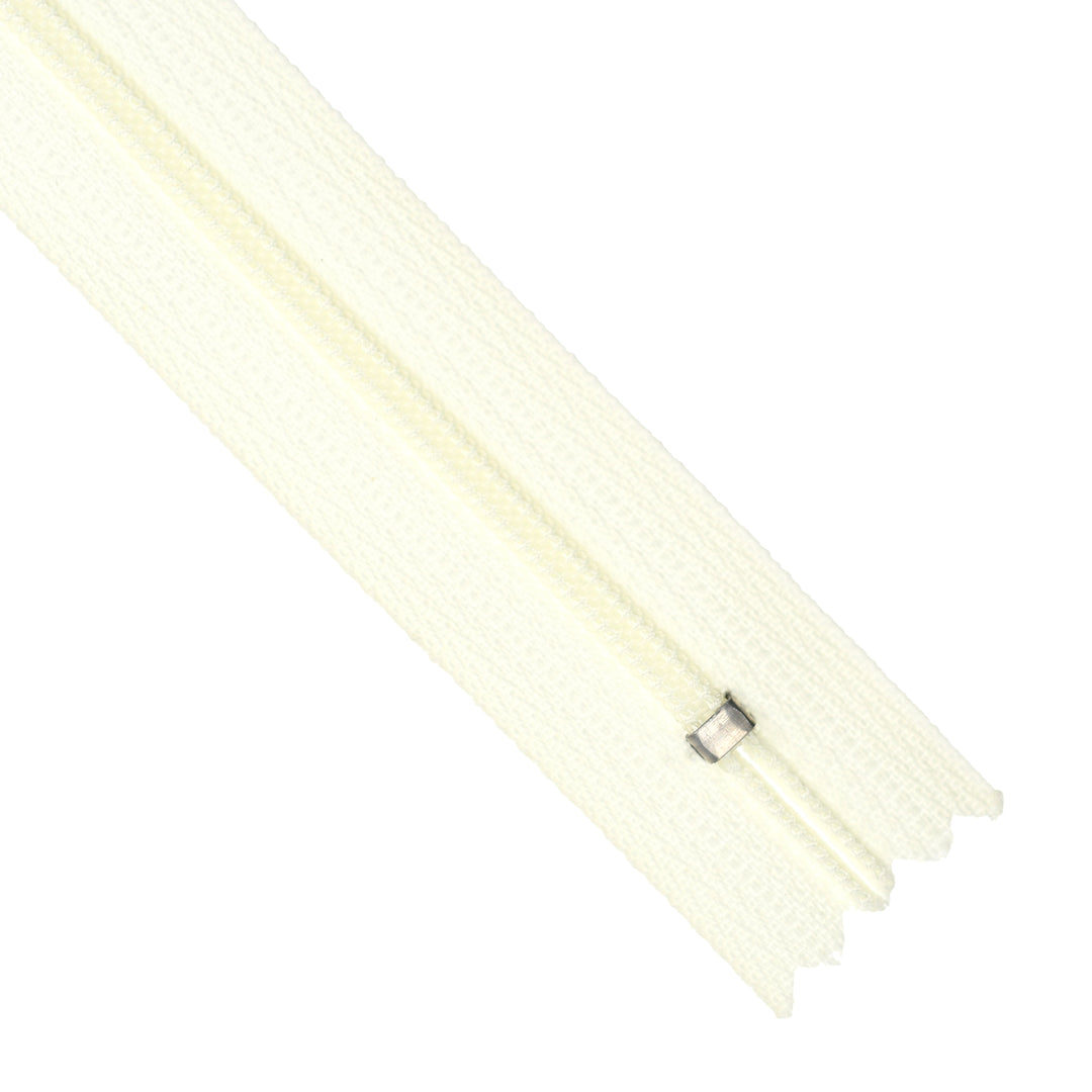 YKK NYLON CLOSED-END ZIP NO.3 COL 502 LEMON CHIFFON