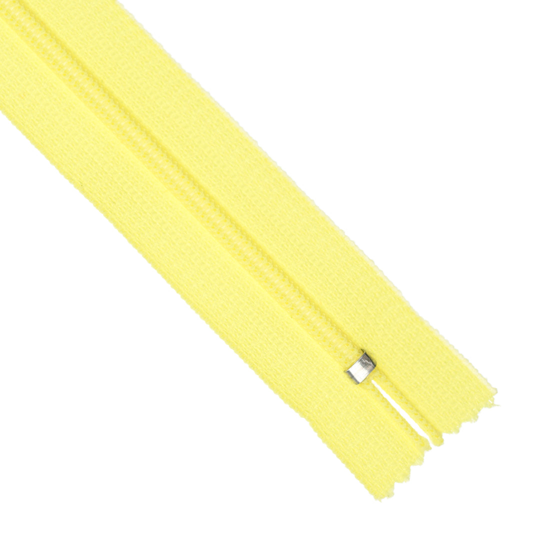 YKK NYLON CLOSED-END ZIP NO.3 COL 503 LIGHT YELLOW