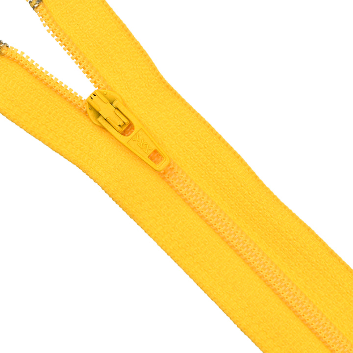 YKK NYLON CLOSED-END ZIP NO.3 COL 506 YELLOW ORANGE