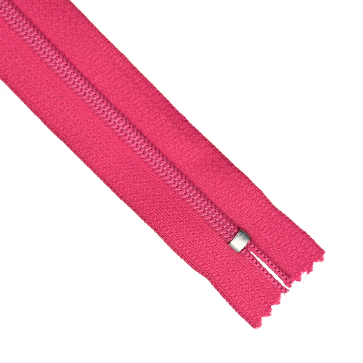 YKK NYLON CLOSED-END ZIP NO.3 COL 5151 CERISE