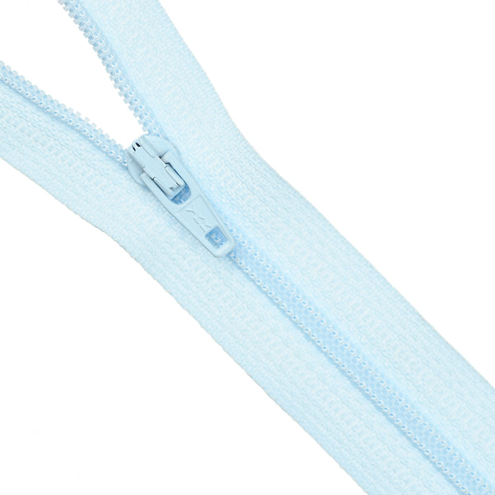 YKK NYLON CLOSED-END ZIP NO.3 COL 542 BABY BLUE