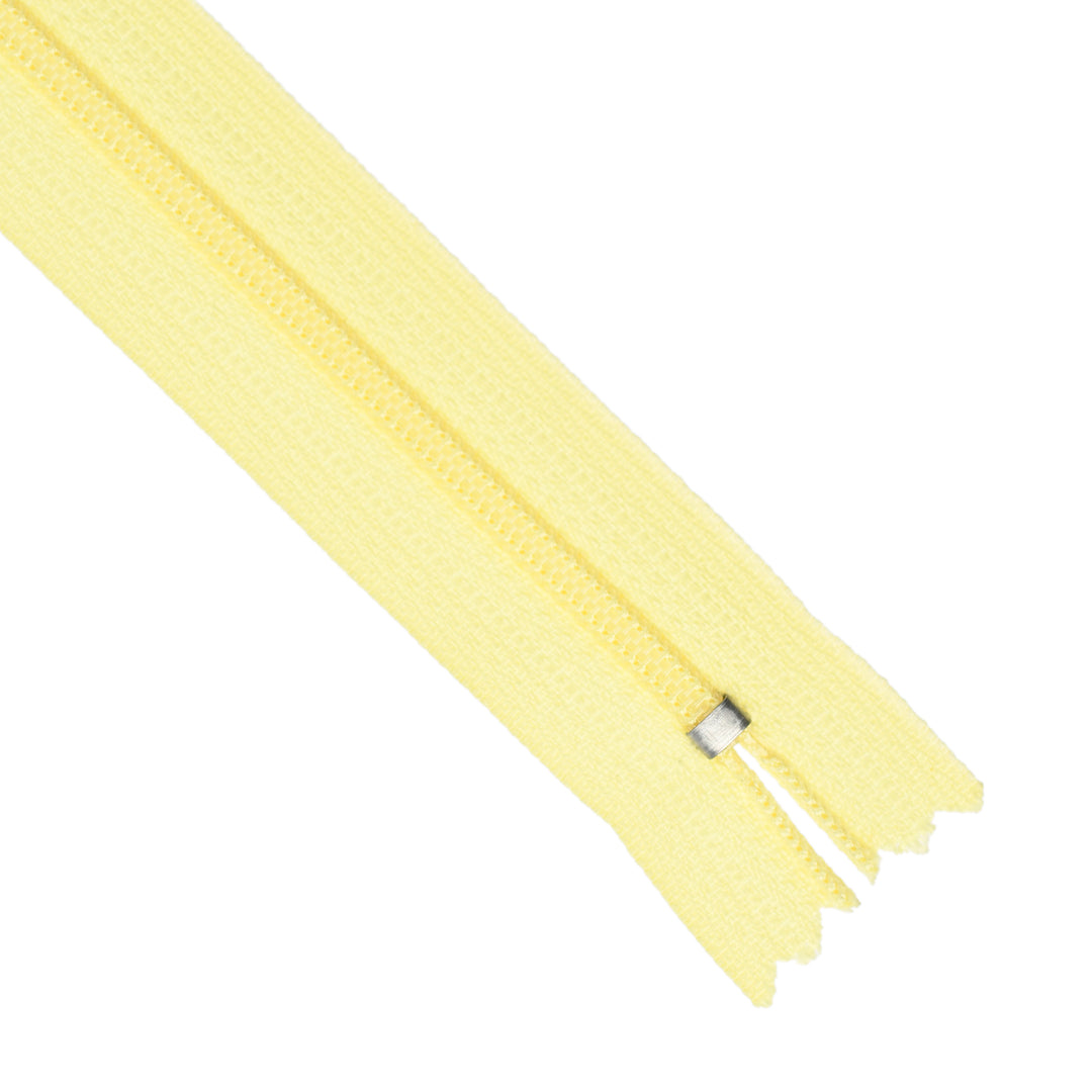 YKK NYLON CLOSED-END ZIP NO.3 COL 802 LEMON