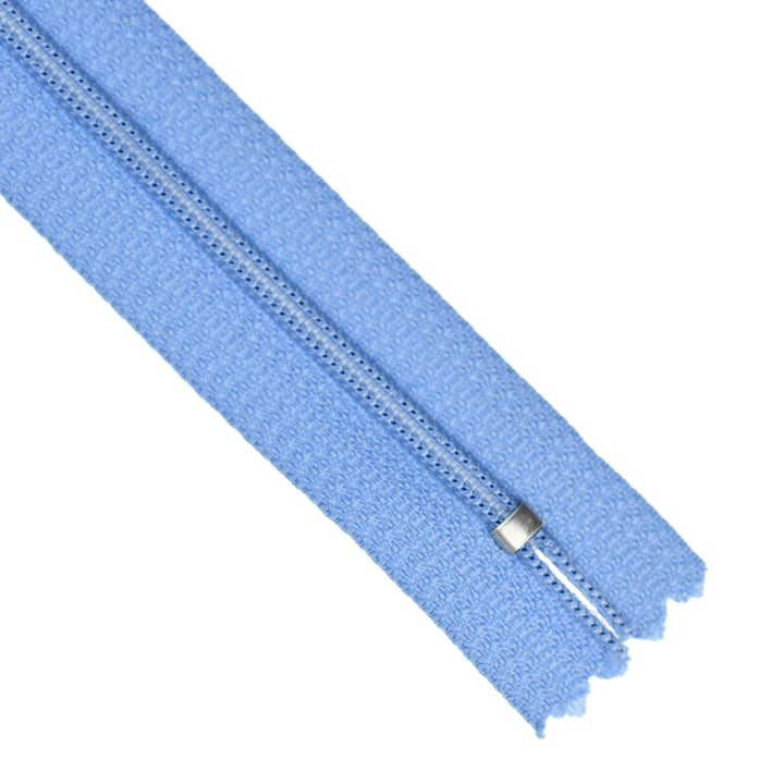 YKK NYLON CLOSED-END ZIP NO.3 COL 8372 COOL SKY BLUE