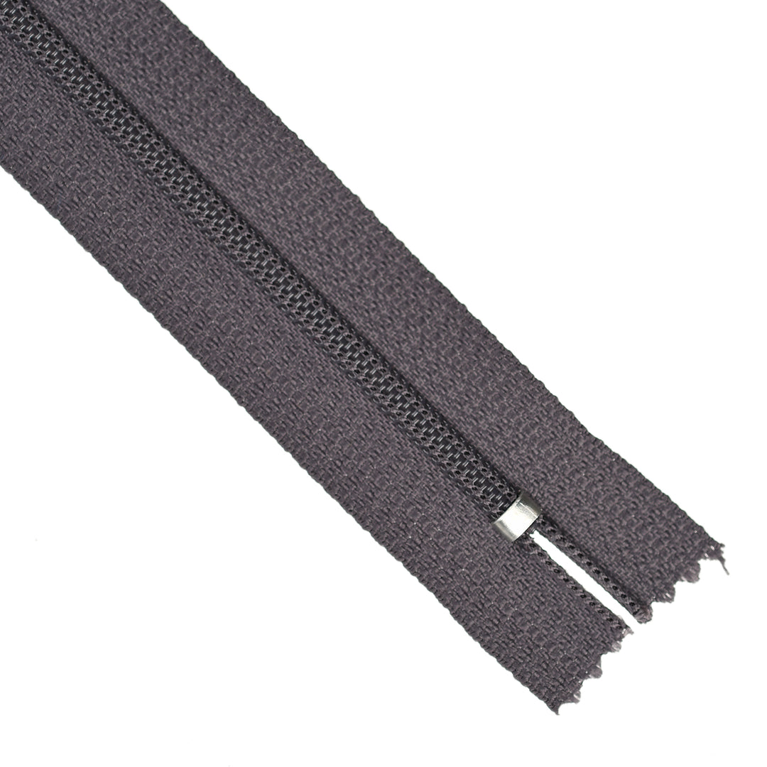 YKK NYLON CLOSED-END ZIP NO.3 COL 8639 DARK VIOLET