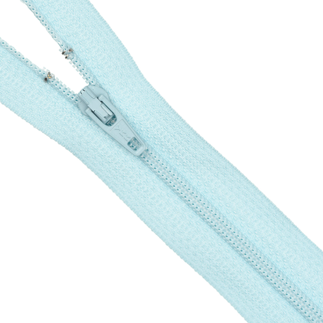 YKK NYLON CLOSED-END ZIP NO.3 COL 902 FROSTED BLUE