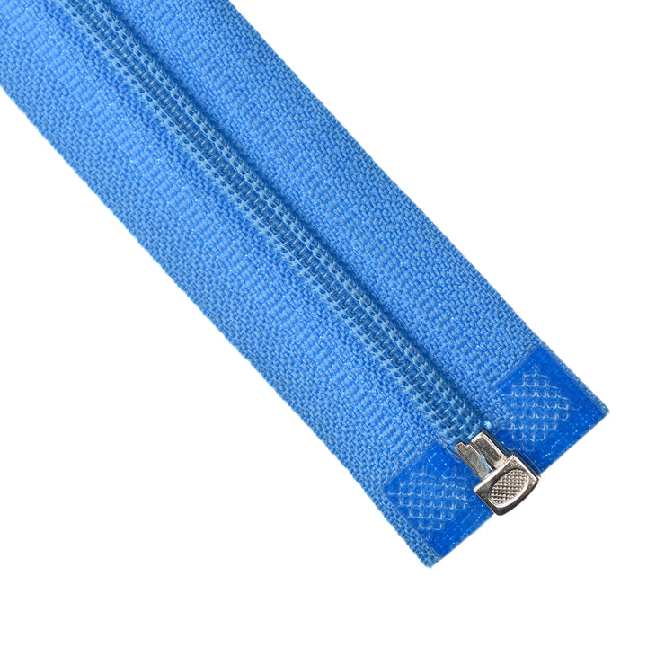 NYLON OPEN-END ZIP NO.5 COL CORNFLOWER