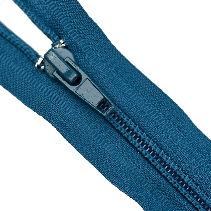 NYLON OPEN-END ZIP NO.5 COL DEEP MARINE