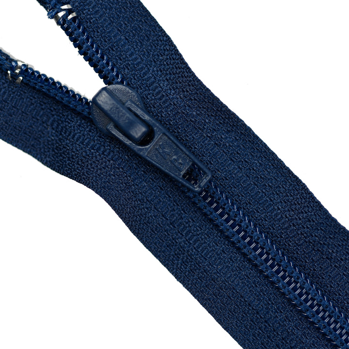 NYLON OPEN-END ZIP NO.5 COL FRENCH NAVY
