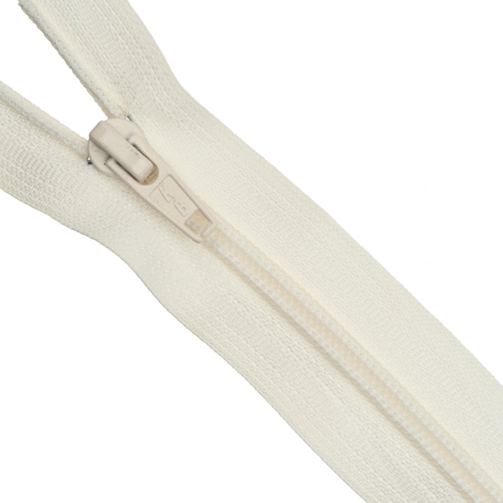 NYLON OPEN-END ZIP NO.5 COL LIGHT IVORY