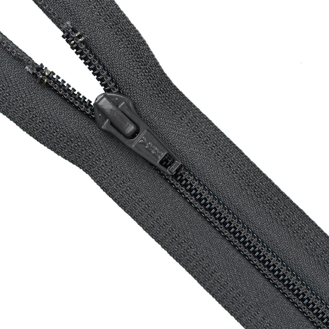 YKK NYLON CLOSED-END ZIP NO.5 COL 301 GREY