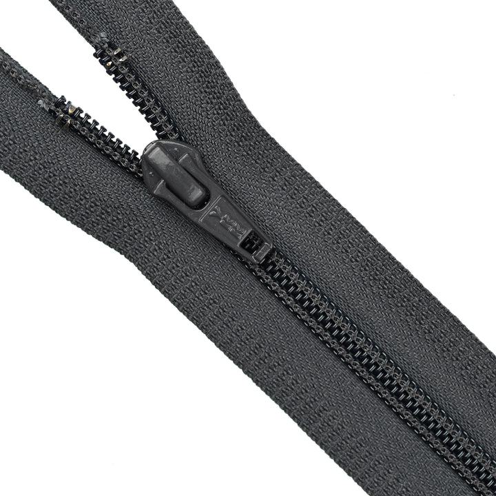 YKK NYLON CLOSED-END ZIP NO.5 COL 301 GREY