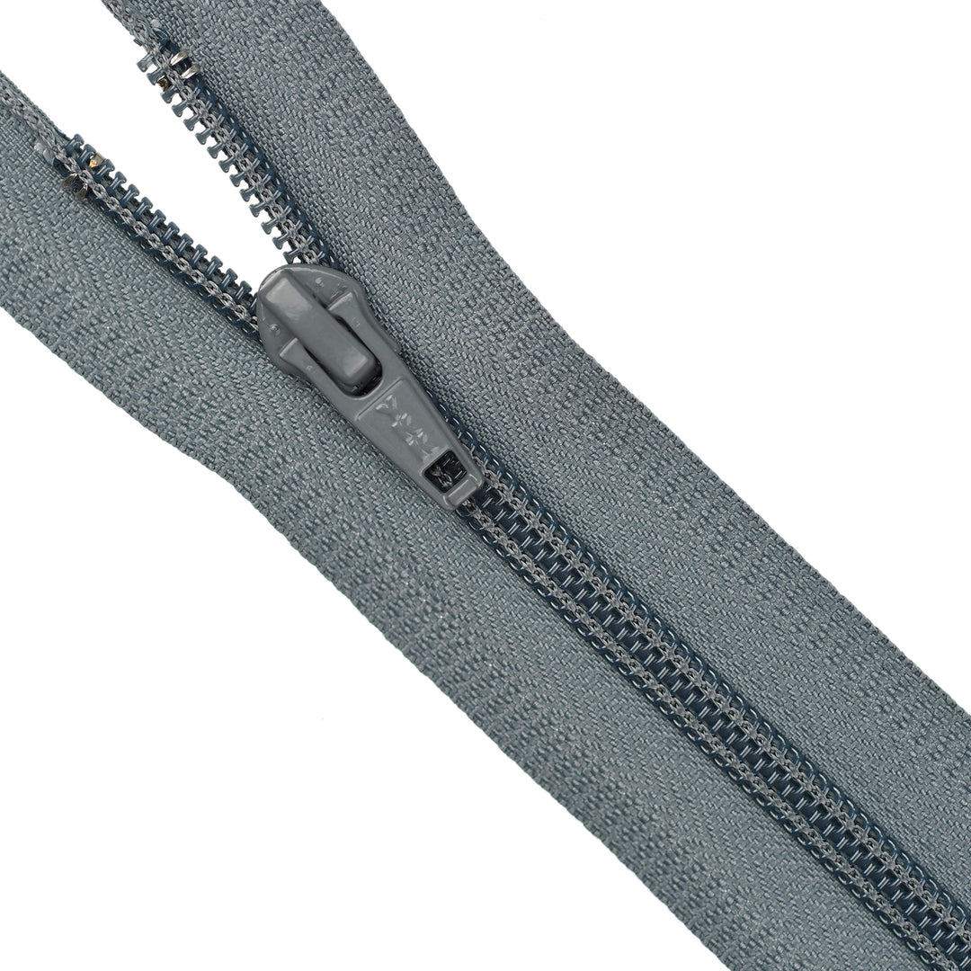 YKK NYLON CLOSED-END ZIP NO.5 COL 578 STORM GREY