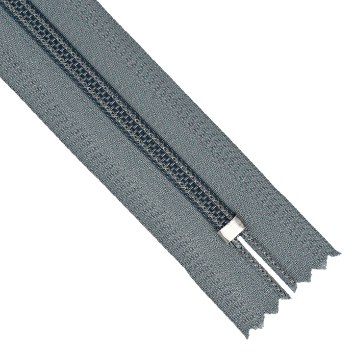 YKK NYLON CLOSED-END ZIP NO.5 COL 578 STORM GREY