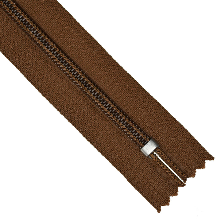 YKK NYLON CLOSED-END ZIP NO.5 COL 900 COFFEE