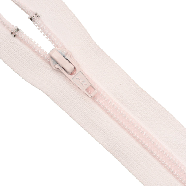 YKK NYLON OPEN-END ZIP NO.5 COL 511 BARELY PINK