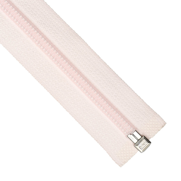 YKK NYLON OPEN-END ZIP NO.5 COL 511 BARELY PINK