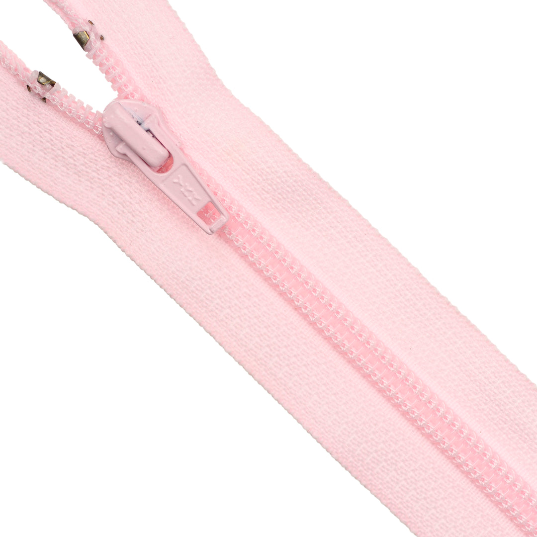 YKK NYLON OPEN-END ZIP NO.5 COL 512 BABY PINK