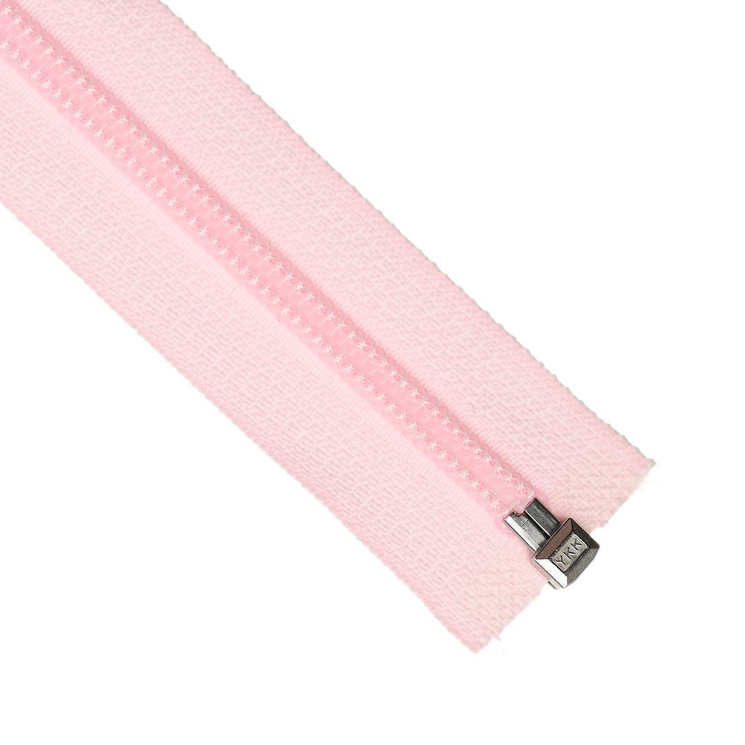 YKK NYLON OPEN-END ZIP NO.5 COL 512 BABY PINK