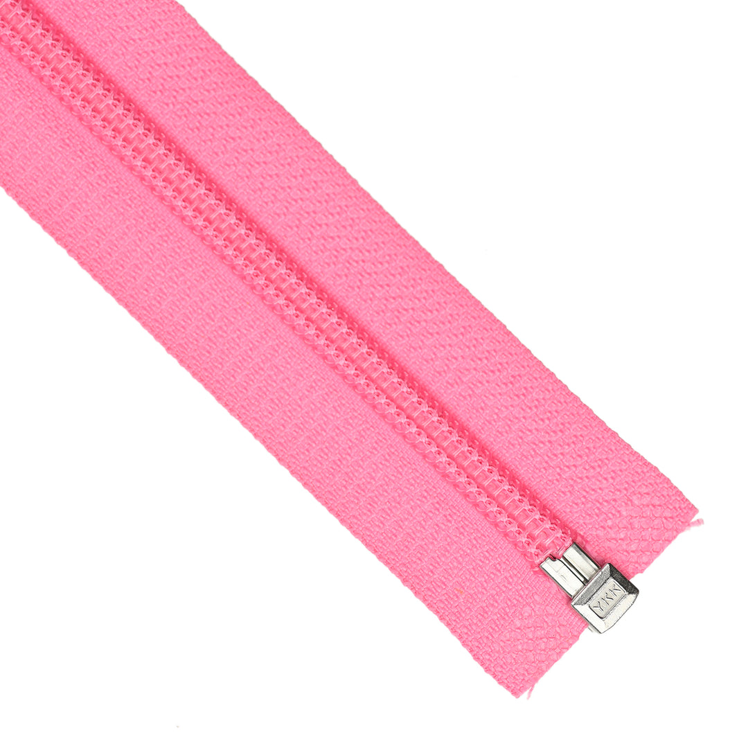 YKK NYLON OPEN-END ZIP NO.5 COL 515 DEEP PINK