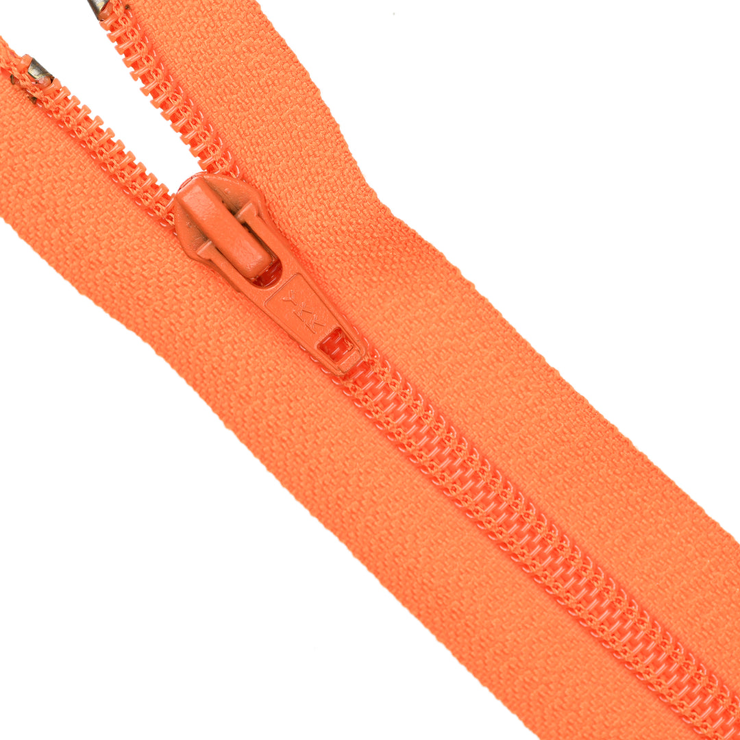 YKK NYLON OPEN-END ZIP NO.5 COL 523 ORANGE