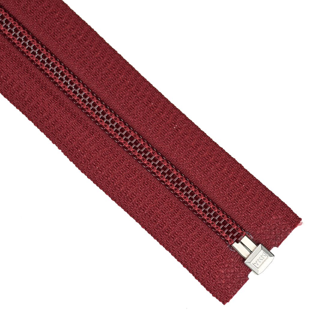 YKK NYLON OPEN-END ZIP NO.5 COL 527 BURGUNDY