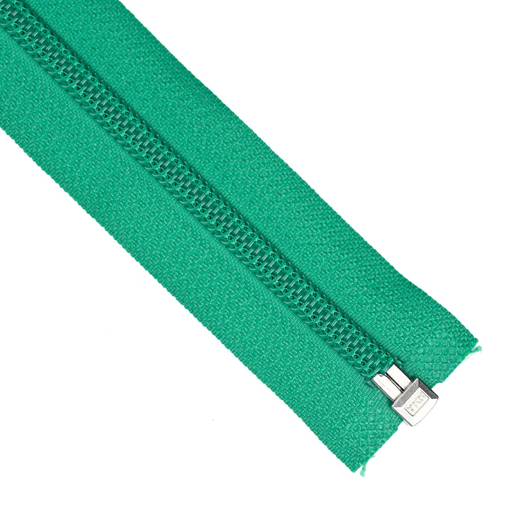 YKK NYLON OPEN-END ZIP NO.5 COL 540 GREEN