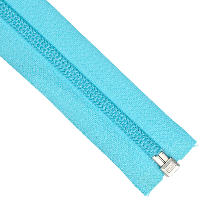 YKK NYLON OPEN-END ZIP NO.5 COL 547 AQUA