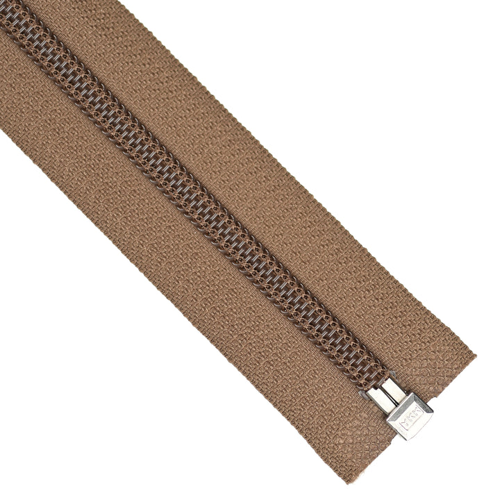 YKK NYLON OPEN-END ZIP NO.5 COL 563 MOCHA