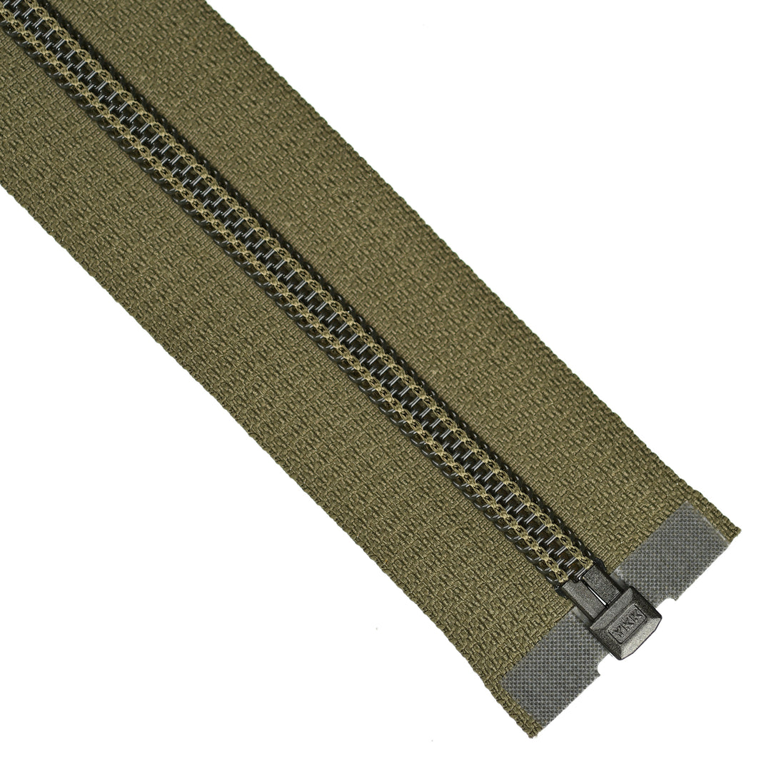 YKK NYLON OPEN-END ZIP NO.5 COL 565 DARK KHAKI