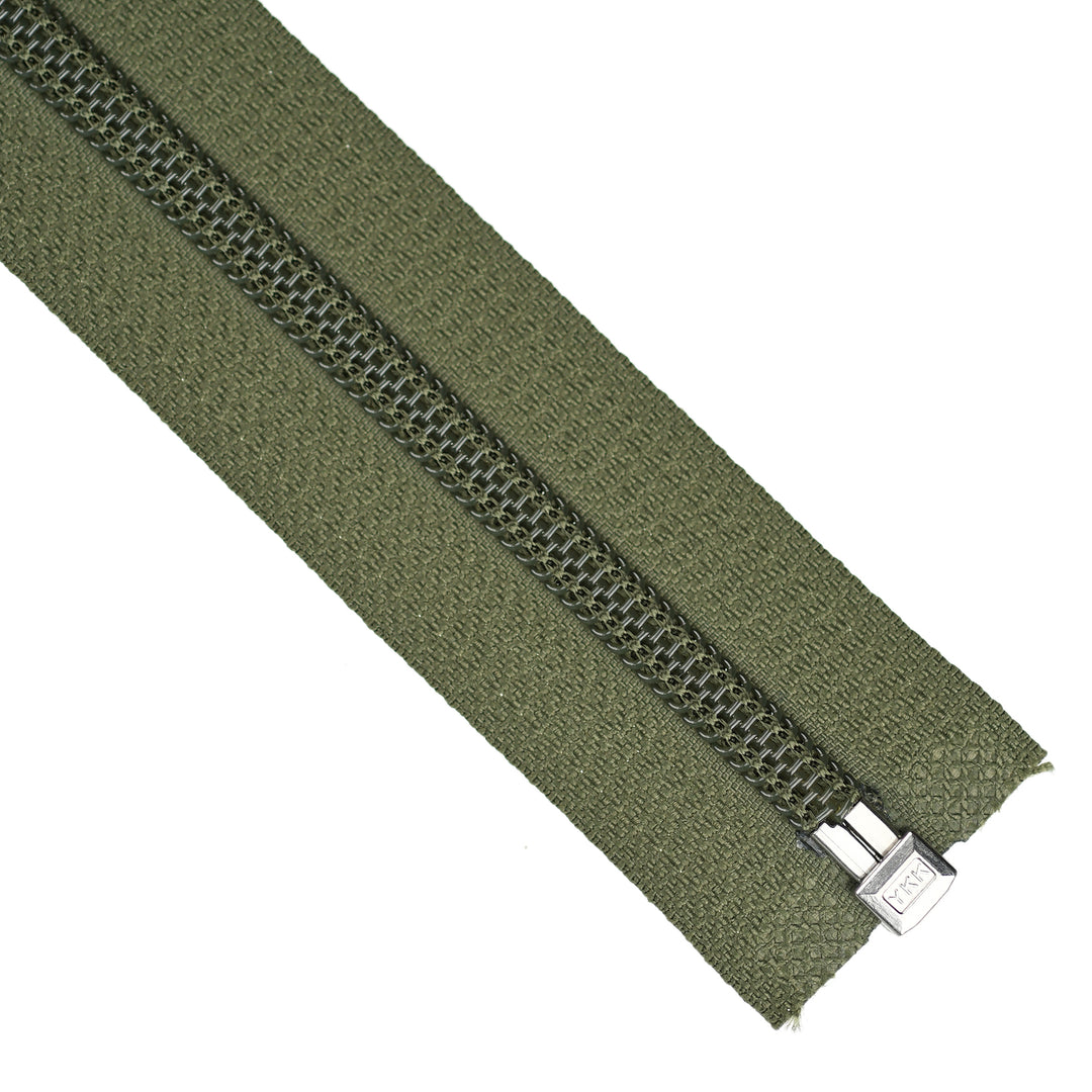YKK NYLON OPEN-END ZIP NO.5 COL 566 HUNTER GREEN