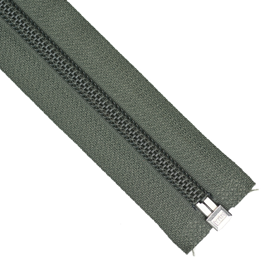 YKK NYLON OPEN-END ZIP NO.5 COL 567 JUNGLE GREEN