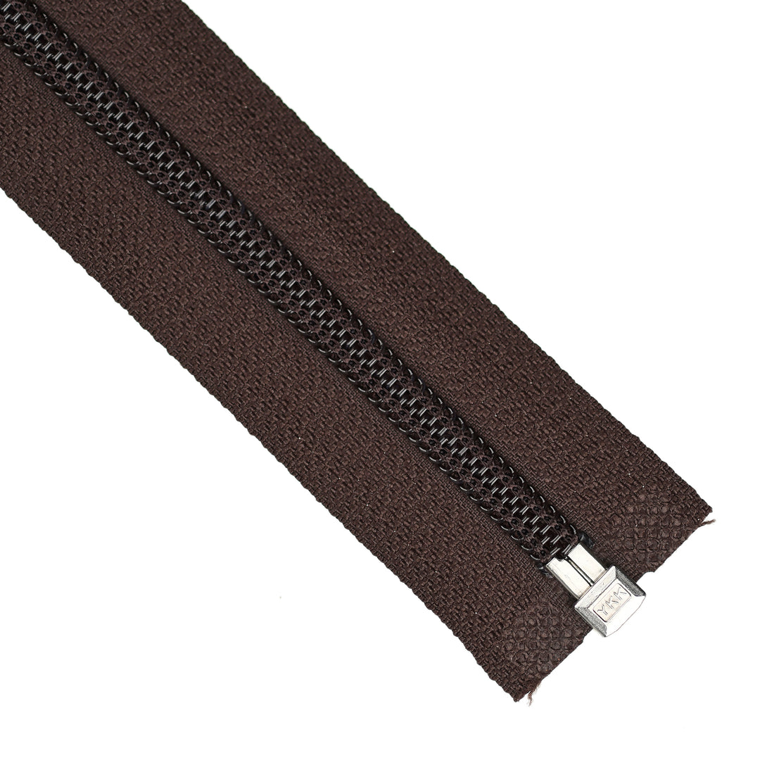 YKK NYLON OPEN-END ZIP NO.5 COL 570 BROWN