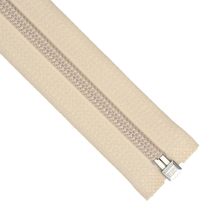 YKK NYLON OPEN-END ZIP NO.5 COL 572 OATMEAL