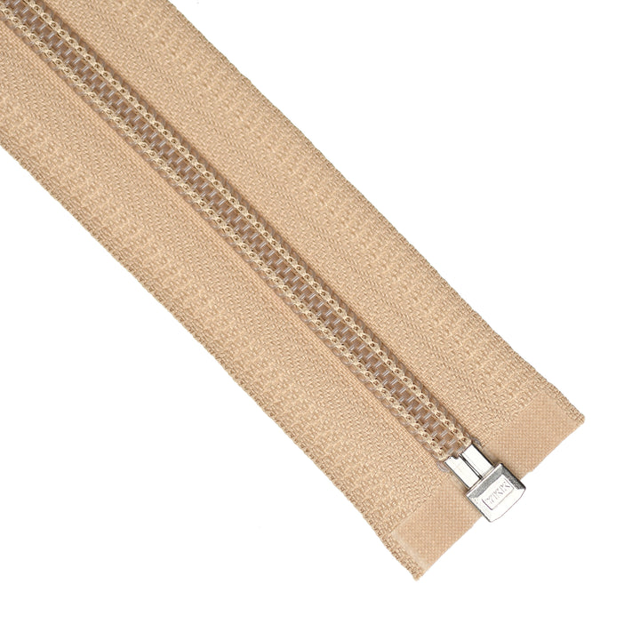 YKK NYLON OPEN-END ZIP NO.5 COL 573 BEIGE