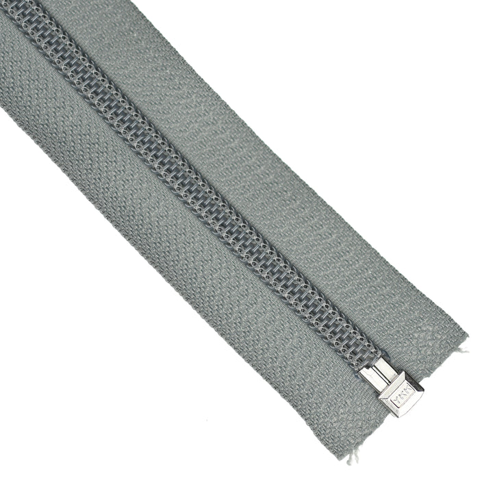 YKK NYLON OPEN-END ZIP NO.5 COL 577 FOG GREY