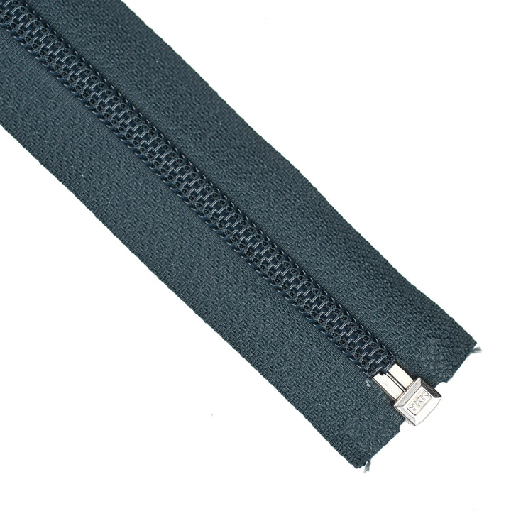 YKK NYLON OPEN-END ZIP NO.5 COL 579 STEEL GREY