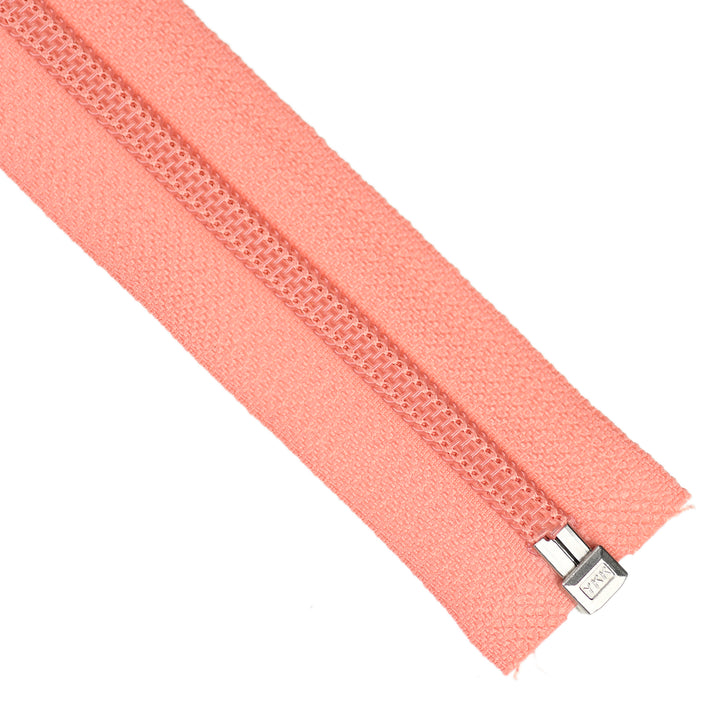YKK NYLON OPEN-END ZIP NO.5 COL 813 LIGHT CORAL