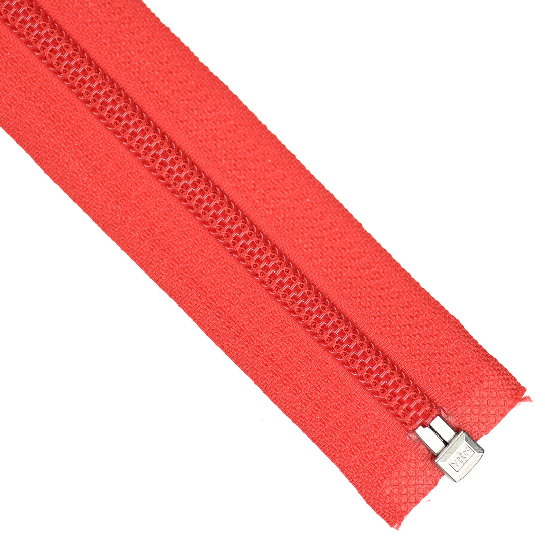 YKK NYLON OPEN-END ZIP NO.5 COL 818 TOMATO RED