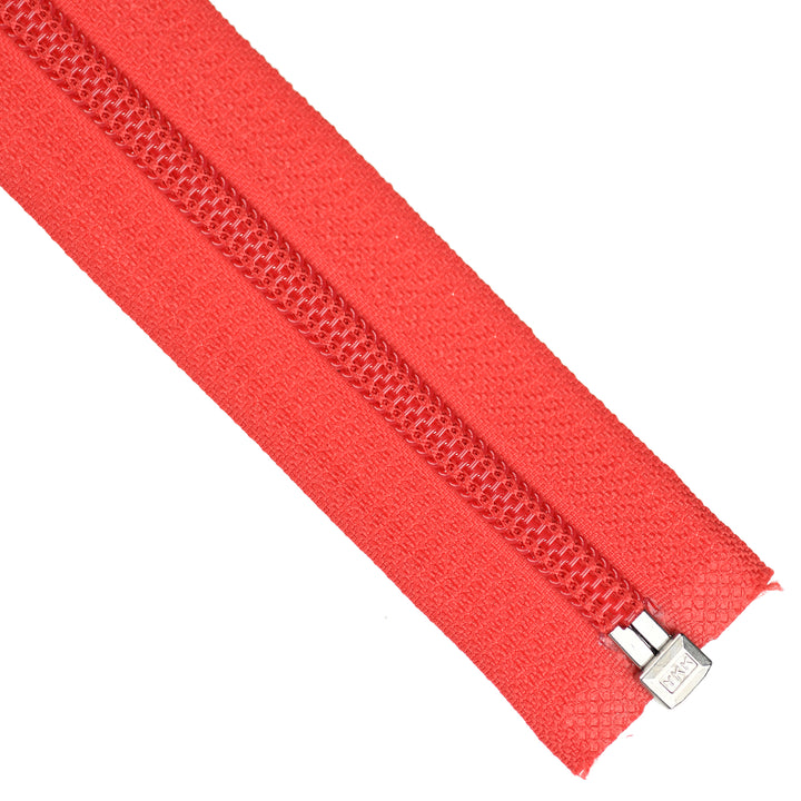 YKK NYLON OPEN-END ZIP NO.5 COL 818 TOMATO RED