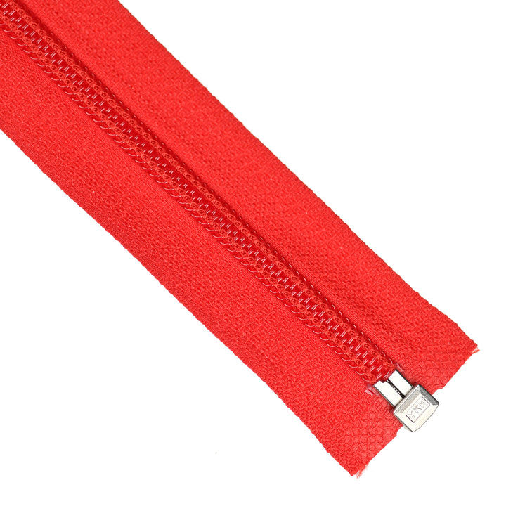 YKK NYLON OPEN-END ZIP NO.5 COL 820 VIVID RED