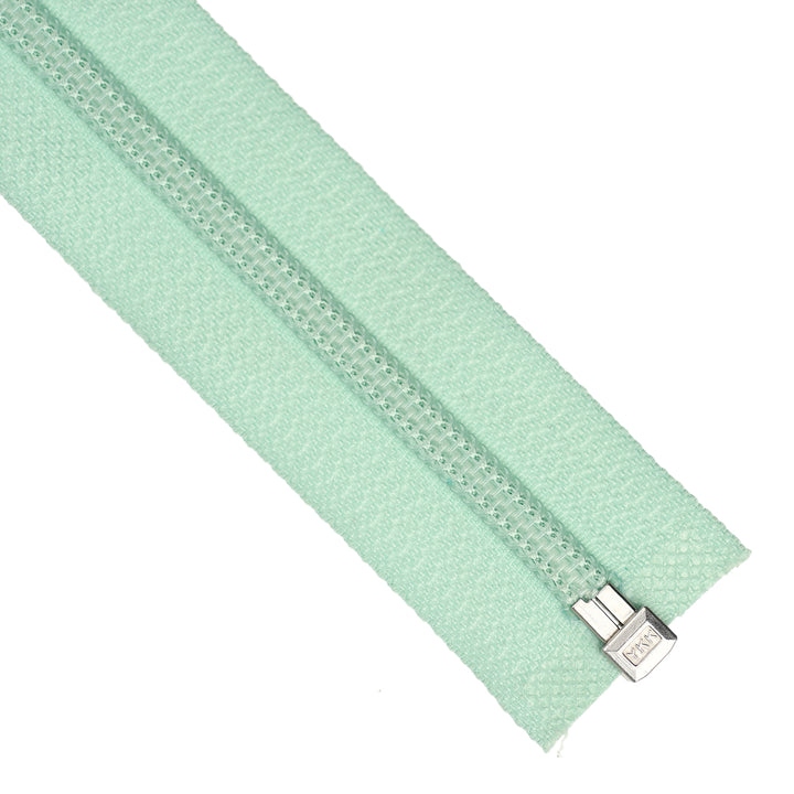YKK NYLON OPEN-END ZIP NO.5 COL 823 SEA FOAM