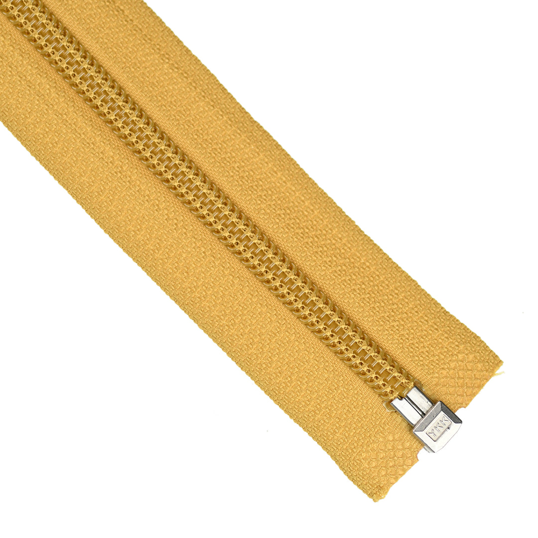 YKK NYLON OPEN-END ZIP NO.5 COL 828 MUSTARD