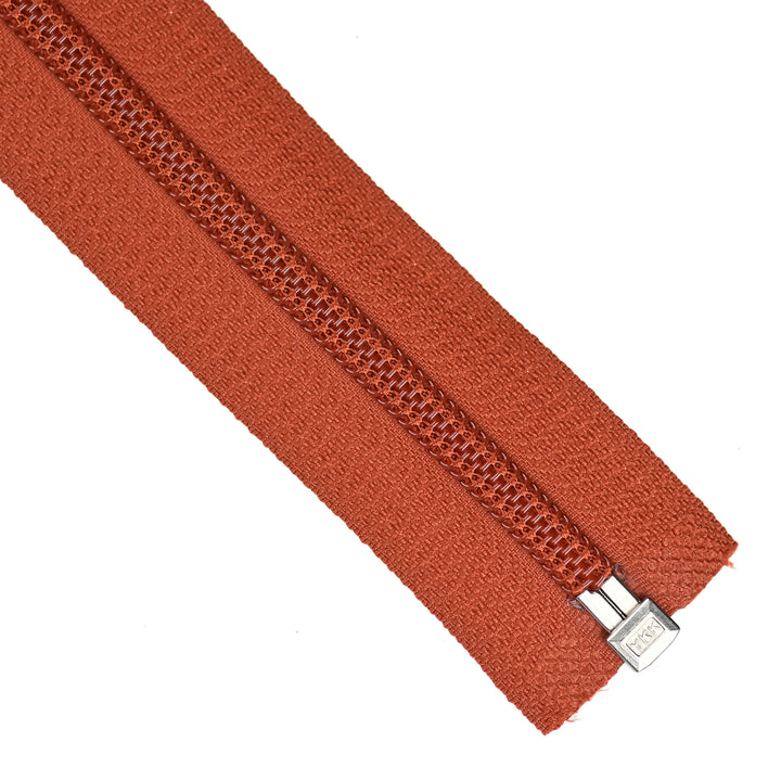 YKK NYLON OPEN-END ZIP NO.5 COL 850 RUST