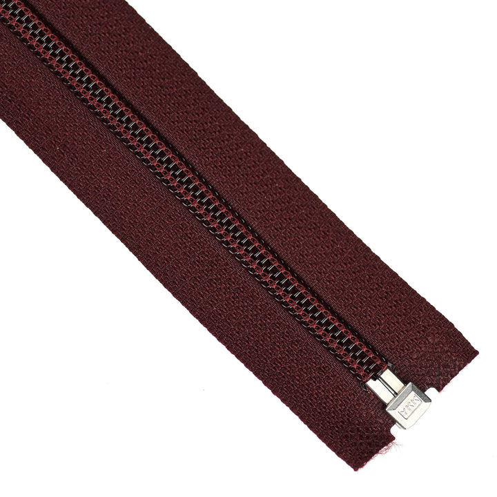YKK NYLON OPEN-END ZIP NO.5 COL 864 DARK WINE