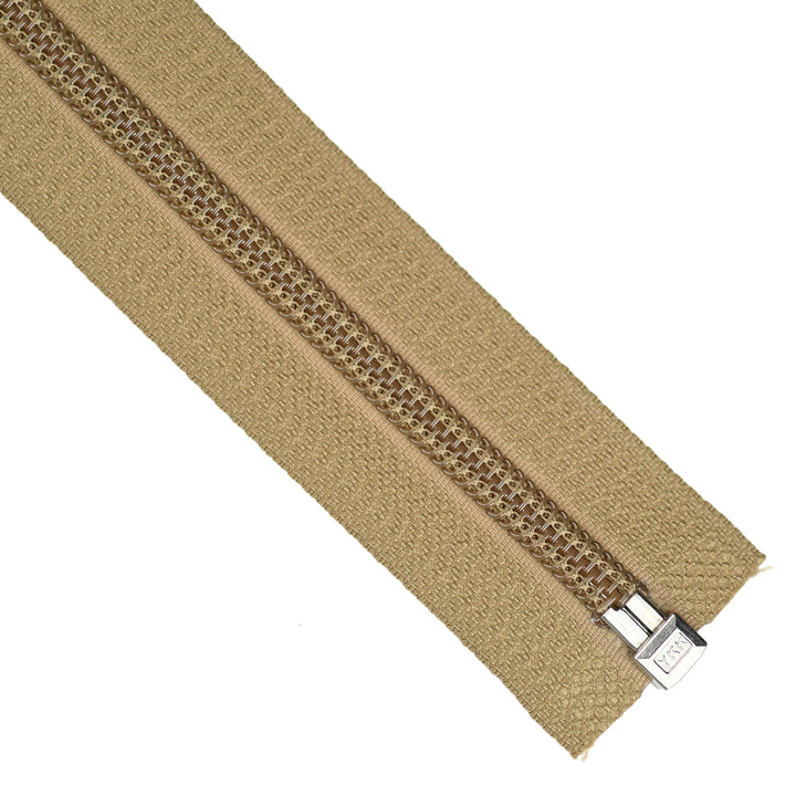 YKK NYLON OPEN-END ZIP NO.5 COL 885 KHAKI