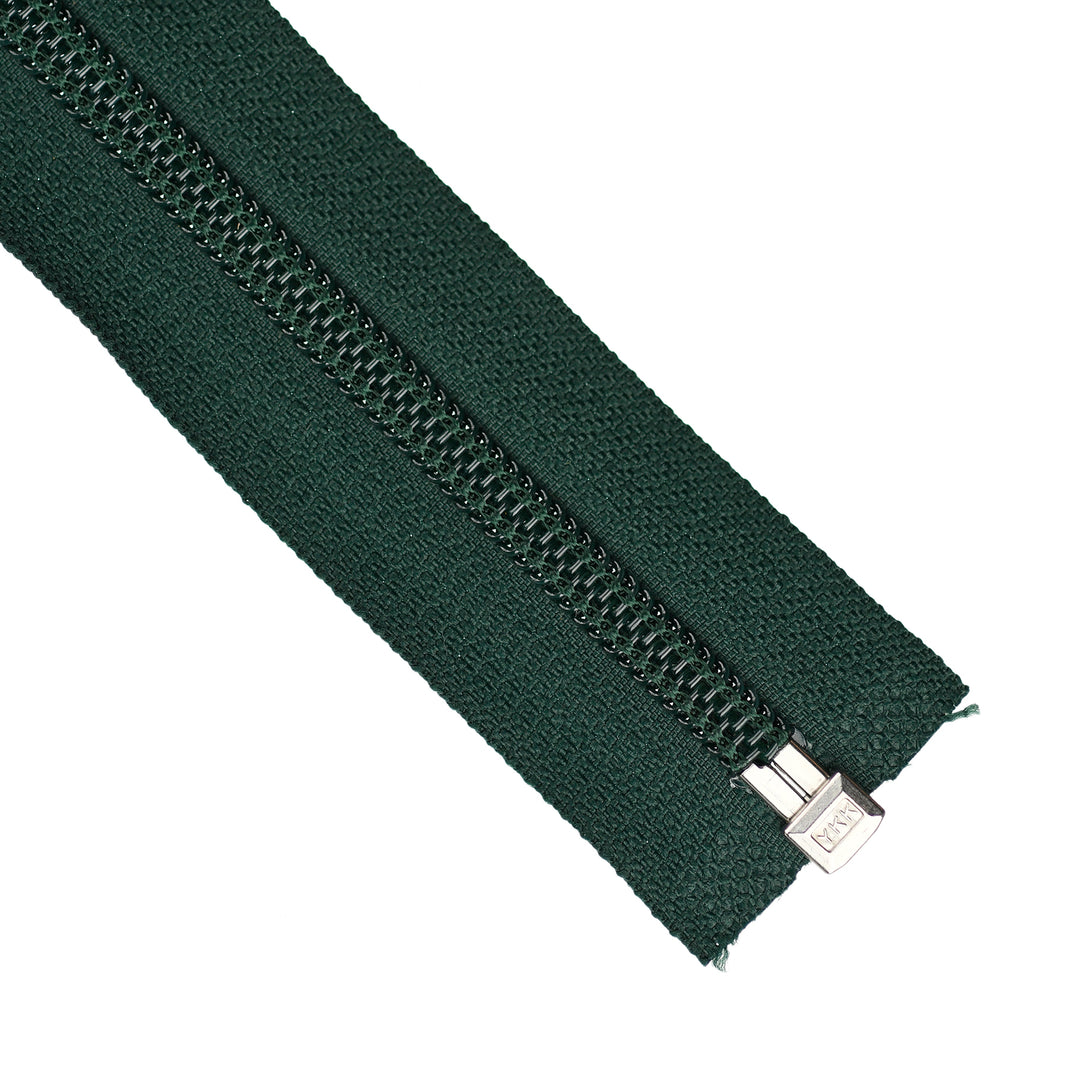 YKK NYLON OPEN-END ZIP NO.5 COL 890 PINE GREEN