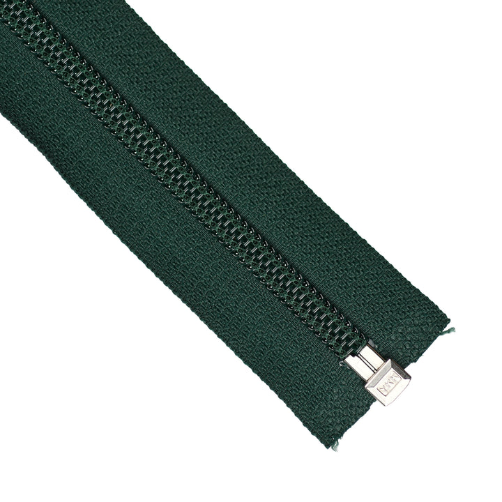 YKK NYLON OPEN-END ZIP NO.5 COL 890 PINE GREEN